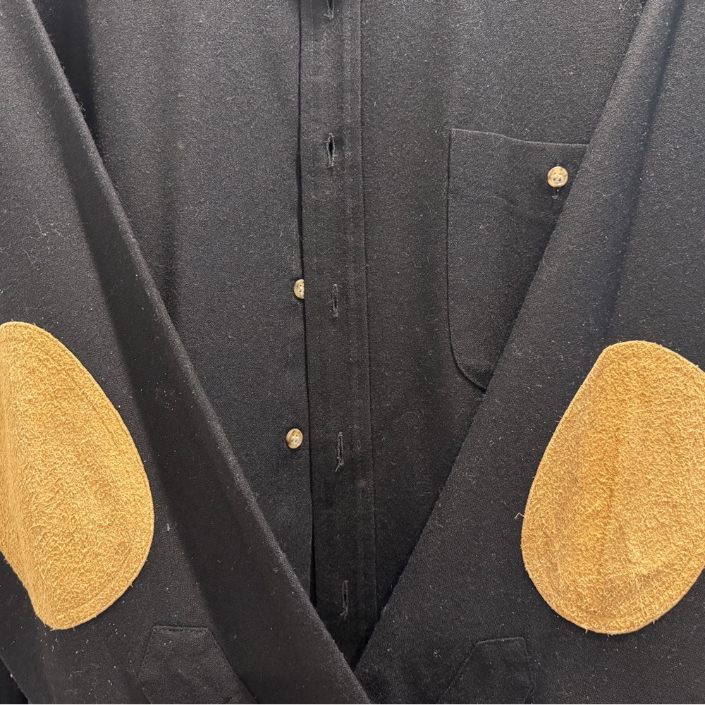 Pendleton Black Wool Button Up - image 4